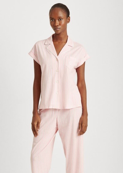 Ralph Lauren Cotton Capri Pyjamas Dame Danmark (GSWQB9053)